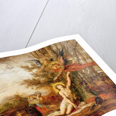 Christ with Angels by Gustave Moreau