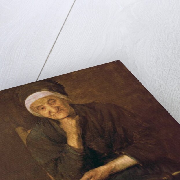 Old woman from Aulus by Marie Mrs Dujardin-Beaumetz Petiet