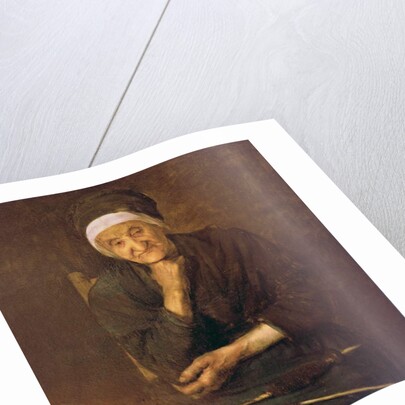 Old woman from Aulus by Marie Mrs Dujardin-Beaumetz Petiet