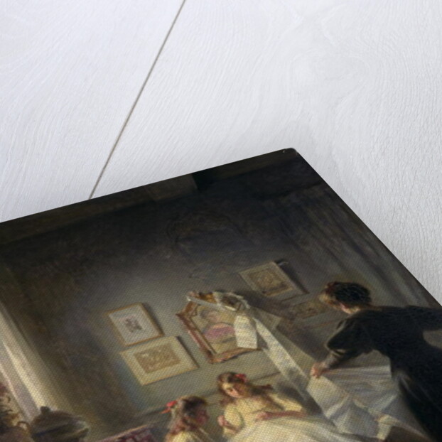 Sewing, 1906 by Marius Bartholoty