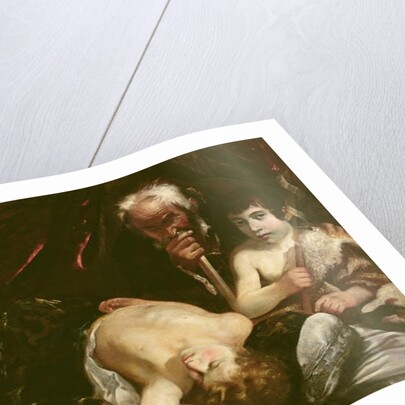 Paris seen from the heights of Montmartre by Jean d' Alheim