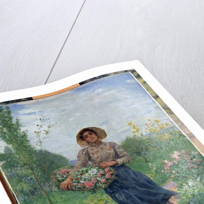 Picking flowers, 1897 by Albert Lambert