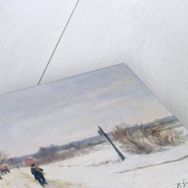 Snowy landscape by Paul Sourou