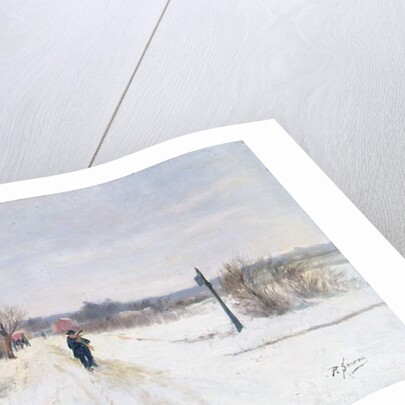 Snowy landscape by Paul Sourou