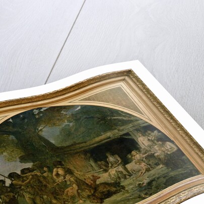 The Stone Age, returning from a bear hunting, 1882 by Fernand Cormon