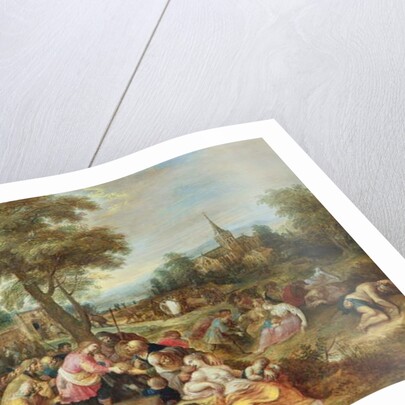 The Works of mercy by Frans II the Younger Francken