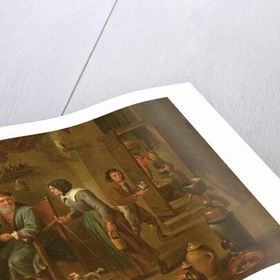 The Alchemist's study by David the Elder Teniers