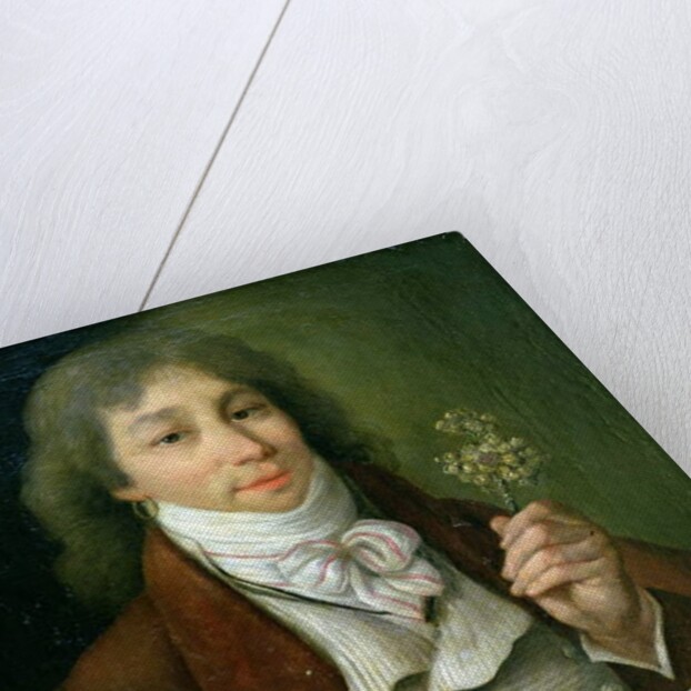 Portrait of Fabre d'Eglantine with his golden eglantine by Francois Thomire