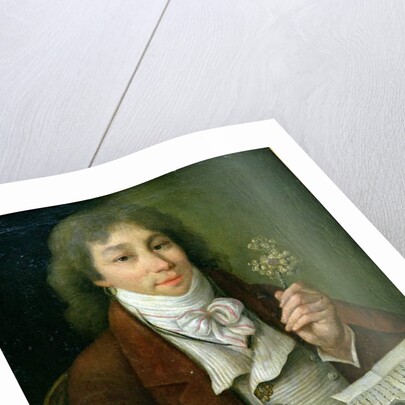 Portrait of Fabre d'Eglantine with his golden eglantine by Francois Thomire
