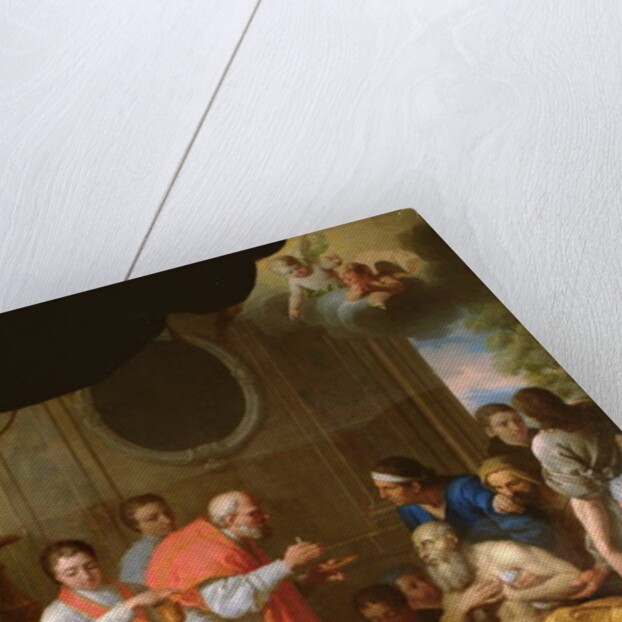 St Roch curing the plague-stricken by Jacques Gamelin