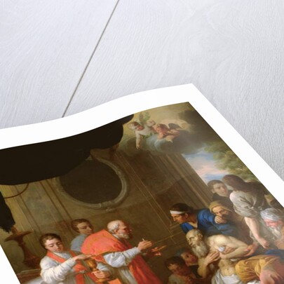 St Roch curing the plague-stricken by Jacques Gamelin