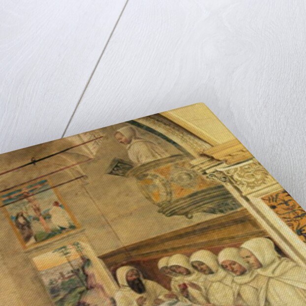 St. Benedict finds flour and feeds the monks by L. & Sodoma G. Signorelli