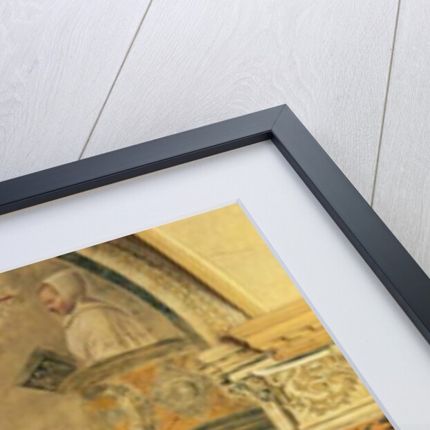 St. Benedict finds flour and feeds the monks by L. & Sodoma G. Signorelli