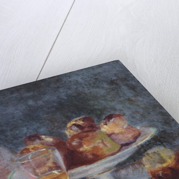 The Afternoon snack with brioches by French School