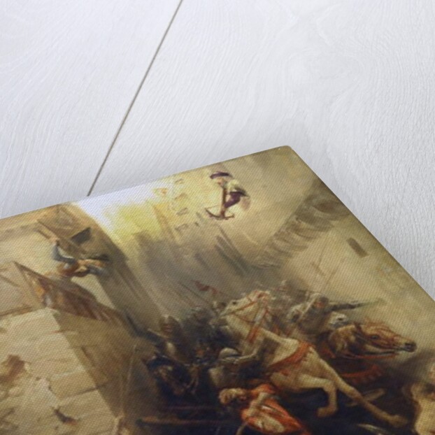 The Bag of Beziers in 1209 by Joseph-Noel Sylvestre