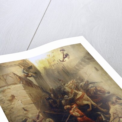 The Bag of Beziers in 1209 by Joseph-Noel Sylvestre