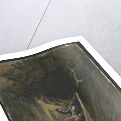 Fallen Voussoir Robinson's Arch, Jerusalem by William 'Crimea' Simpson