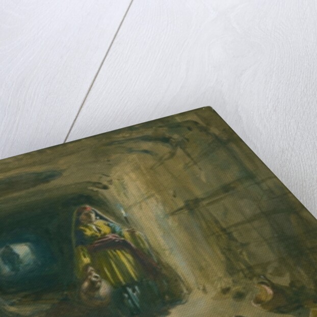 Subterranean Passage to Fountain of the Virgin, Jerusalem, 1869 by William 'Crimea' Simpson