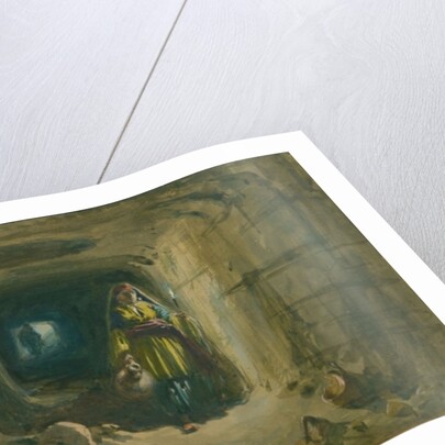 Subterranean Passage to Fountain of the Virgin, Jerusalem, 1869 by William 'Crimea' Simpson