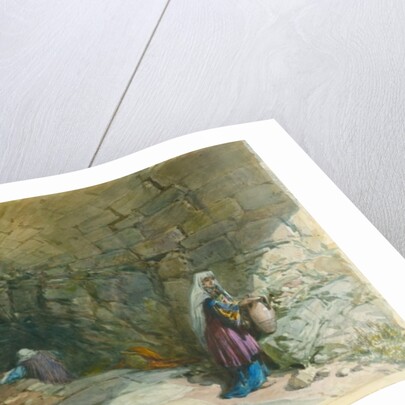The Fountain of the Virgin, Jerusalem, 1869 by William 'Crimea' Simpson