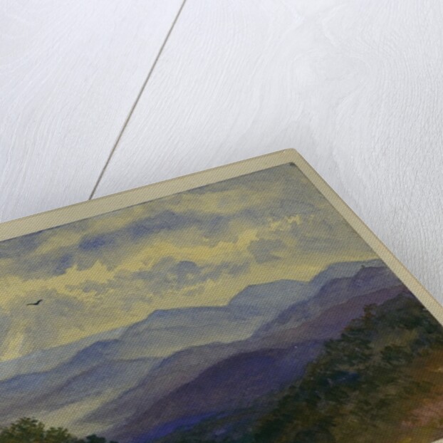 View towards Mediterranean Sea by Claude Conder