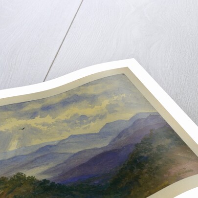 View towards Mediterranean Sea by Claude Conder