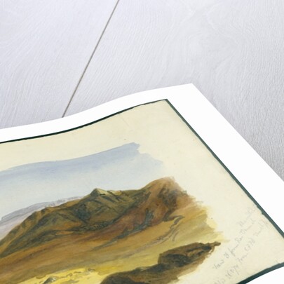 View of the Jordan Valley looking South, 1874 by Claude Conder