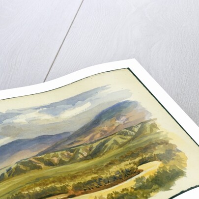 View near Damieh, Jordan Valley, 1874 by Claude Conder