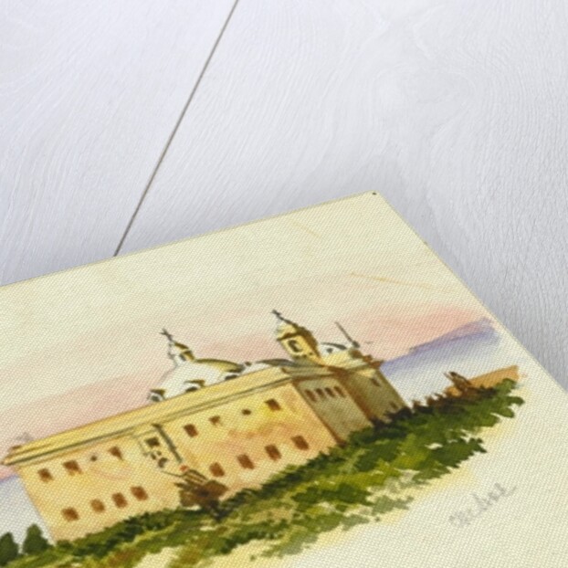 Light House and Convent, Carmel, 1873 by Claude Conder