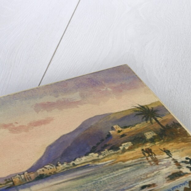 Haifa with Carmel Ridge behind by Claude Conder