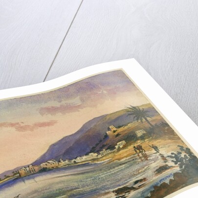 Haifa with Carmel Ridge behind by Claude Conder