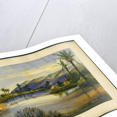 The Mouth of the River Kishon and Mount Carmel by Claude Conder