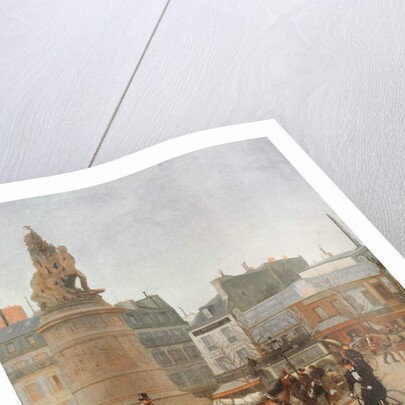 La Place Clichy, Paris, 1896 by Edmond Georges Grandjean