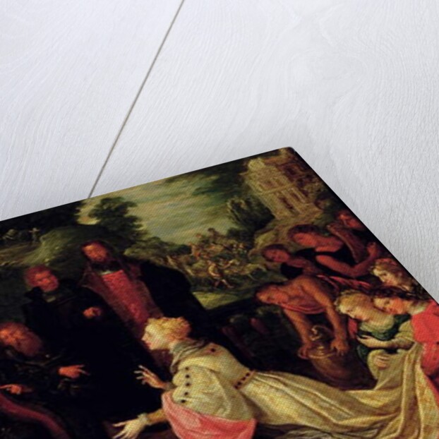 Solomon and the Queen of Sheba by Frans II the Younger Francken