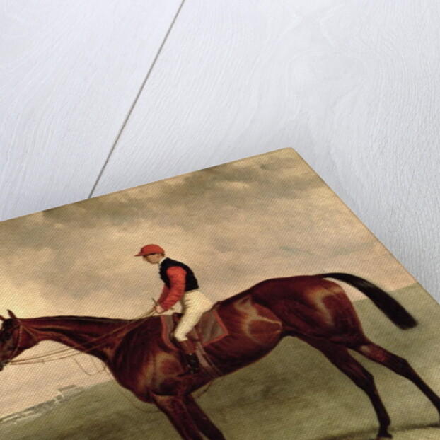 Gladiateur with Harry Grimshaw up and his owner, Count Frederic de Lagrange, 1865 by Harry Hall