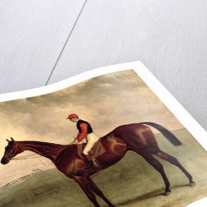 Gladiateur with Harry Grimshaw up and his owner, Count Frederic de Lagrange, 1865 by Harry Hall