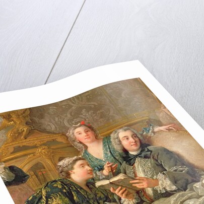 The Reading from Moliere, c.1728 by Jean Francois de Troy