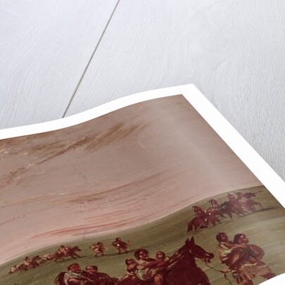 Red Indians using the Travois by George Catlin