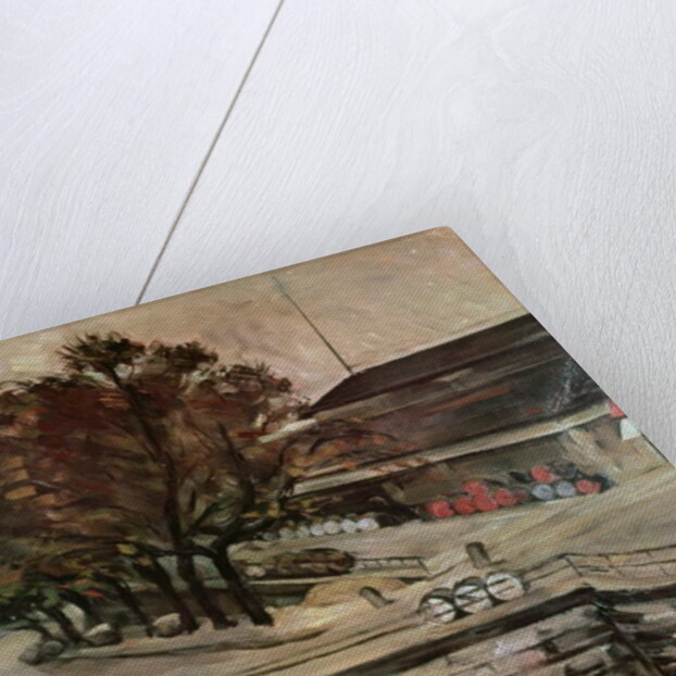 The Halle aux Vins, seen from the rue de Jussieu, 1872 by Paul Cezanne