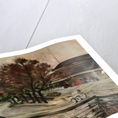 The Halle aux Vins, seen from the rue de Jussieu, 1872 by Paul Cezanne