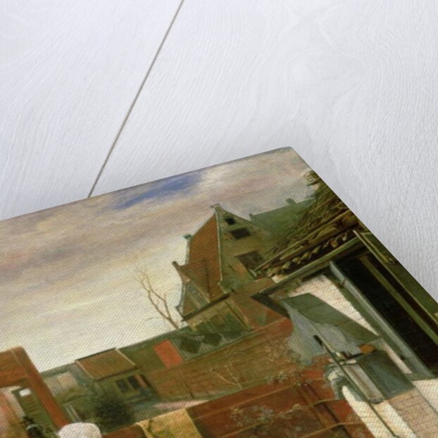 A Woman and a Maid in a Courtyard, c.1660-61 by Pieter de Hooch