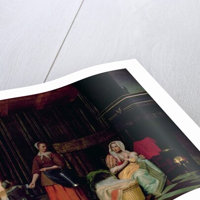 Woman with child and maid, 1663-65 by Pieter de Hooch