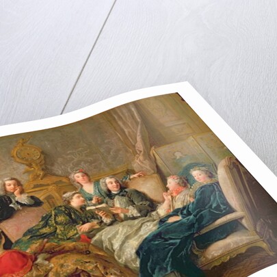 The Reading from Moliere, c.1730 by Jean Francois de Troy