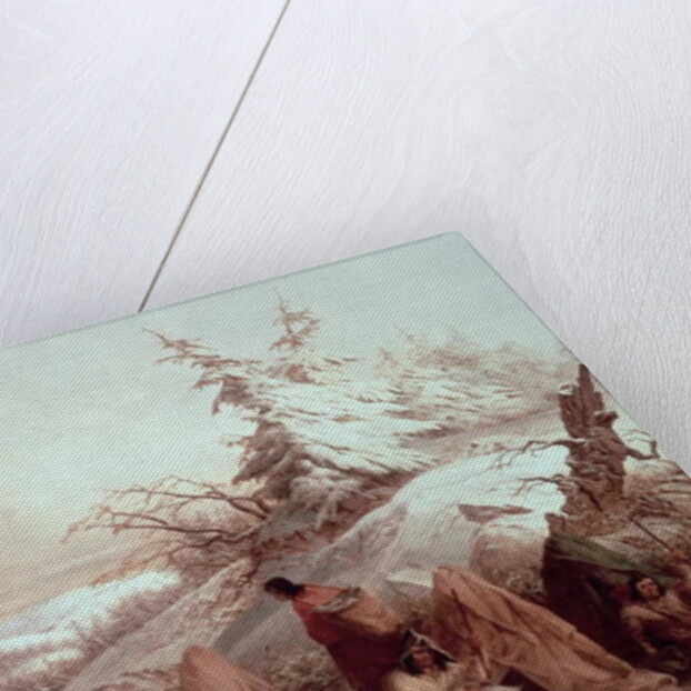 Spearing Fish in Winter by Captain Seth Eastman