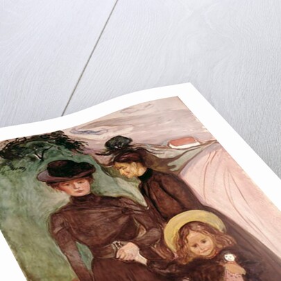 The Family on the Road c.1903 by Edvard Munch