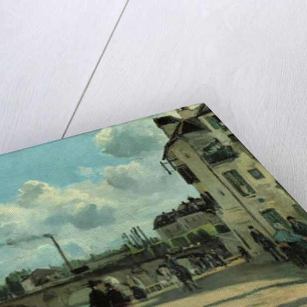 View of Pontoise: Quai au Pothuis, 1868 by Camille Pissarro