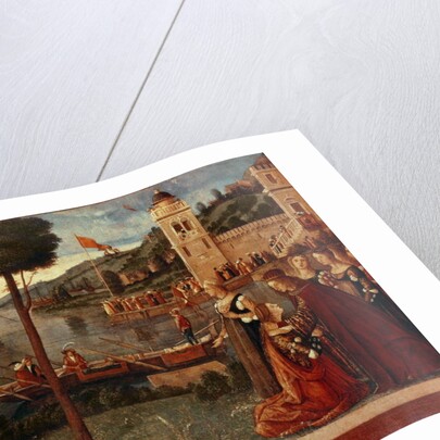St.Ursula taking leave of her father, c.1500 by Vittore Carpaccio