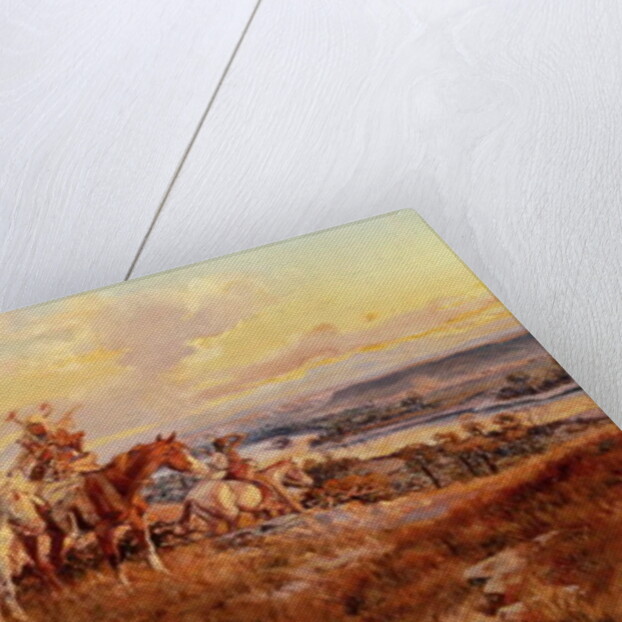 The Wagons by Charles Marion Russell