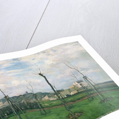 View of Montmartre from the Cite des Fleurs, Les Batignolles, 1869 by Alfred Sisley