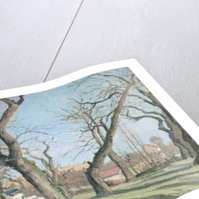 Chestnut Trees at Louveciennes, 1872 by Camille Pissarro